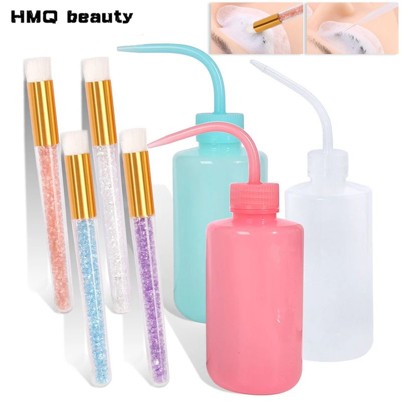 Eyelash Extension Wash Kit - مجموعة تنظيف الرموش الاصطناعية، شامبو للرموش،