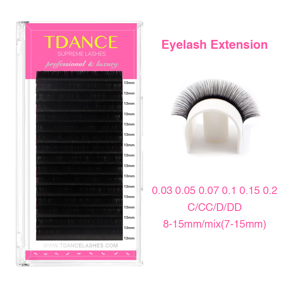 Eyelash Extension Korean - TDANCE رمش تمديد 16 صفوف كوريا