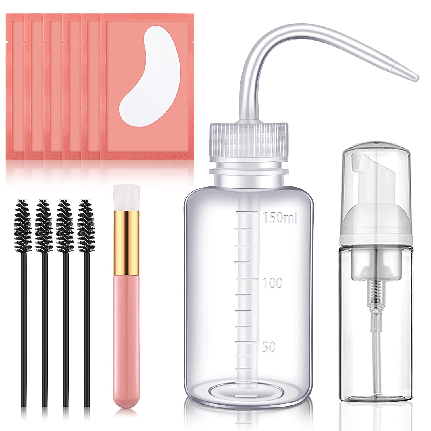 Eyelash Extension Wash Kit - رمش تمديد تنظيف عدة لاش شامبو