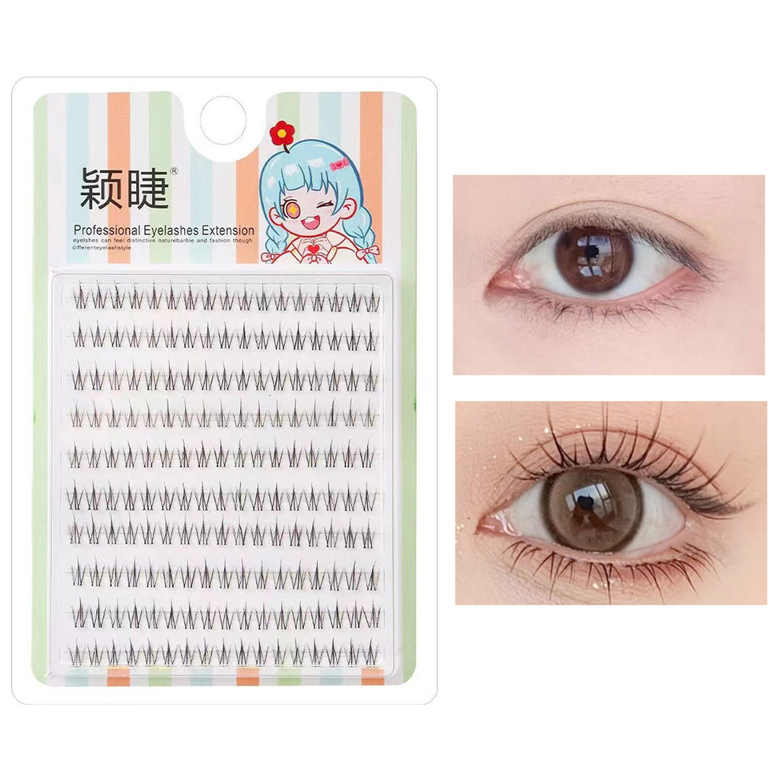 Eyelash Extension Korean - رموش فردية من Wispy رموش صناعية