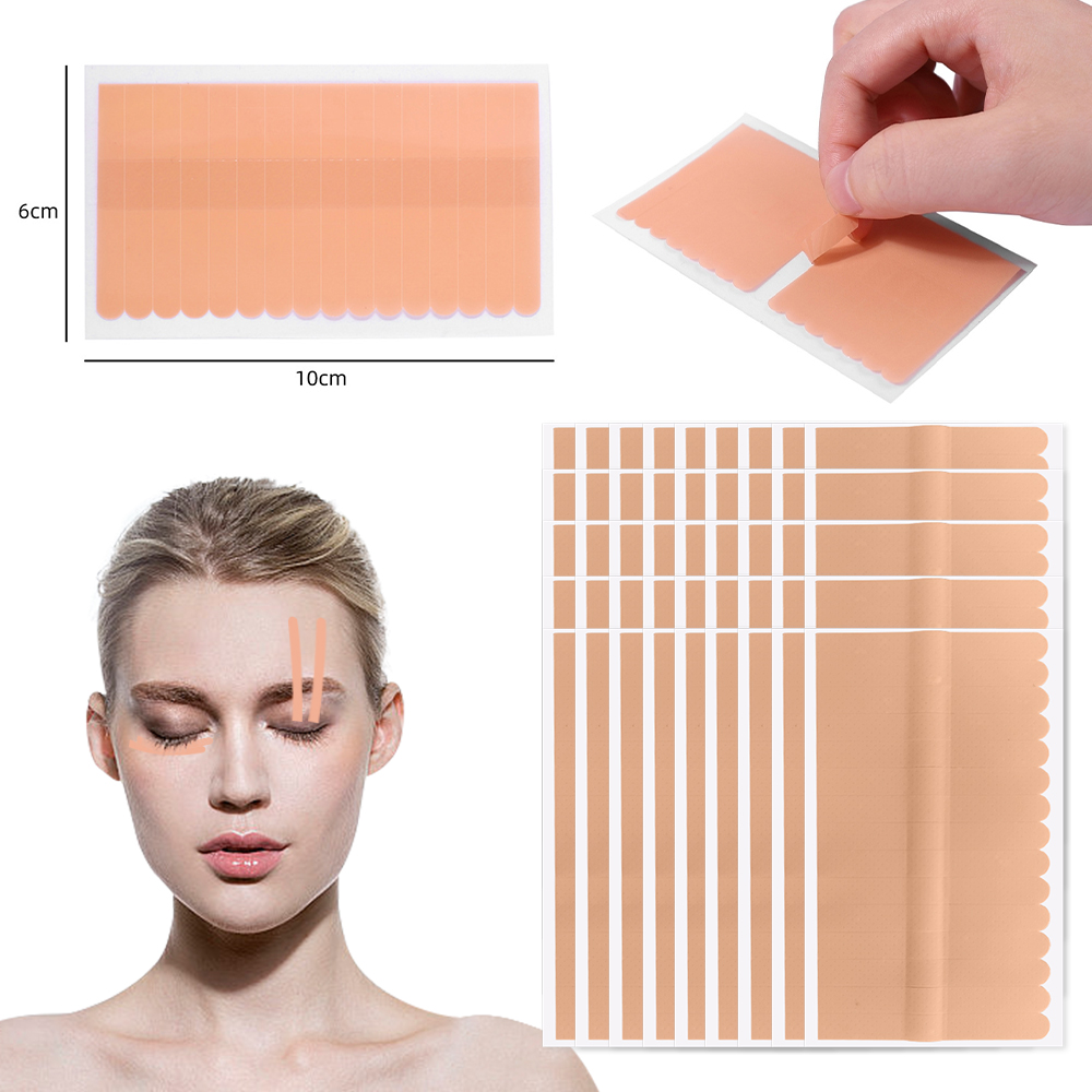 Eyelash Extension Maps - 10/20 قطعة شريط رمش غير المنسوجة
