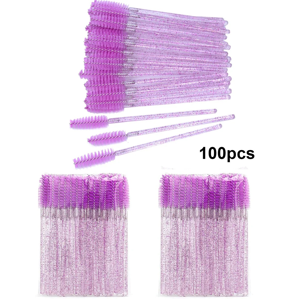 Eyelash Extension Wholesale - 100 قطعة من أمشاط الرموش القابلة