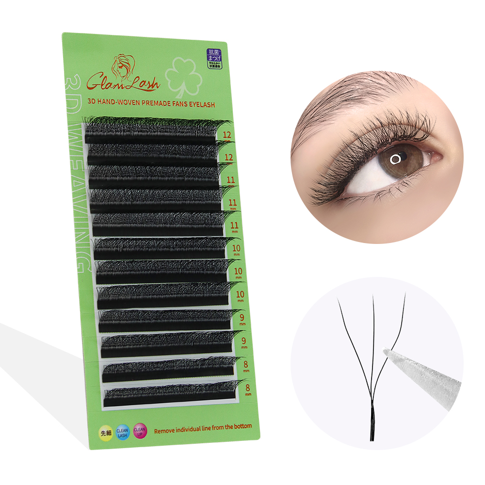 Eyelash Extension Volume Styles - GLAMLASH W شكل رمش ملحقات 3D4D5D
