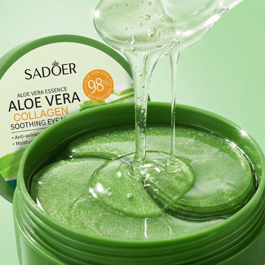 Eye Pad Collagen - 60 قطعة من أقنعة العين بالصبار