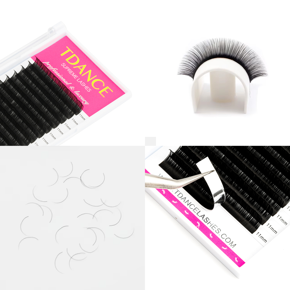 TDANCE رمش تمديد 16 صفوف كوريا - مراجعة Eyelash Extension Korean وسعره