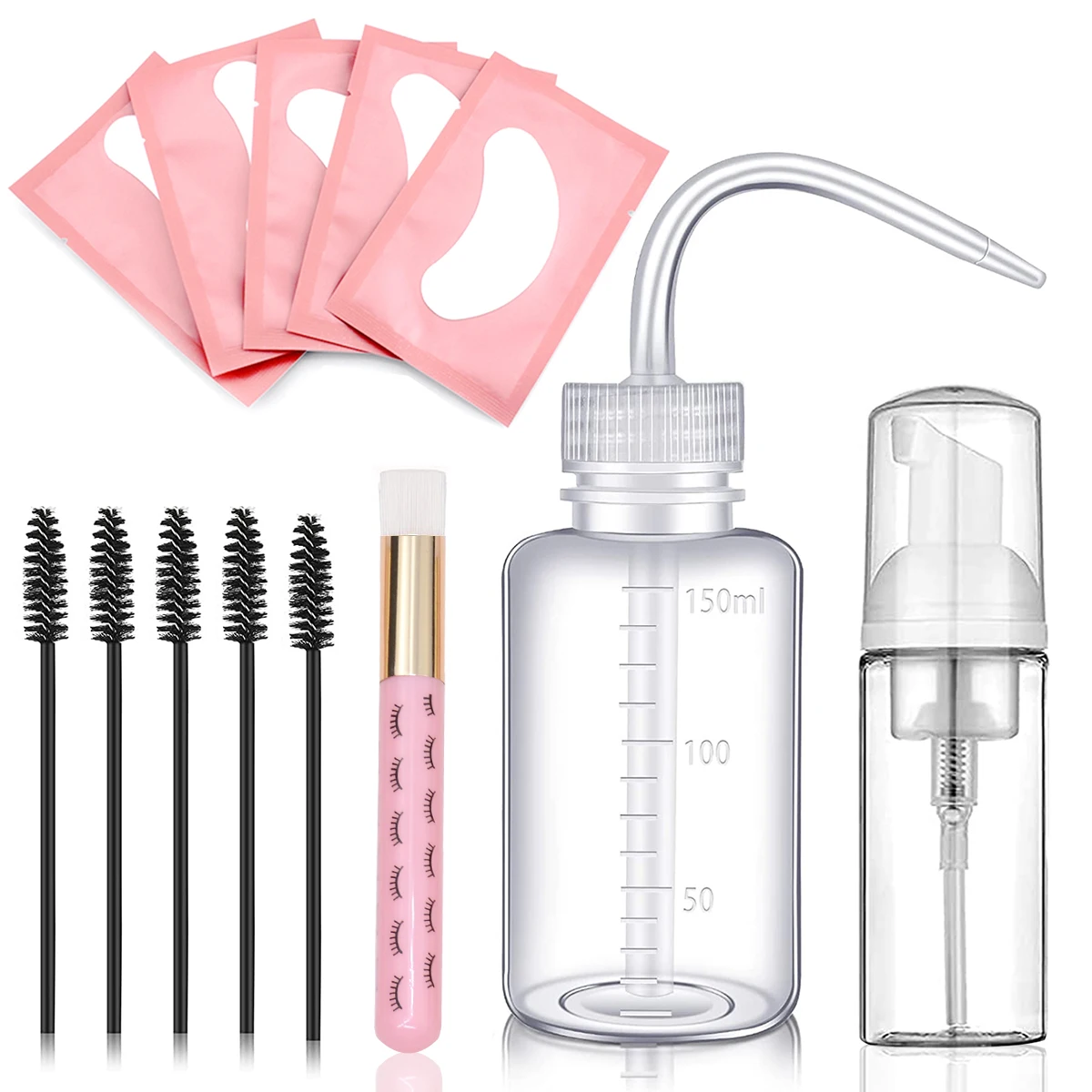 13 قطعة رمش تمديد تنظيف عدة 5  - مراجعة Eyelash Extension Wash Kit وسعره