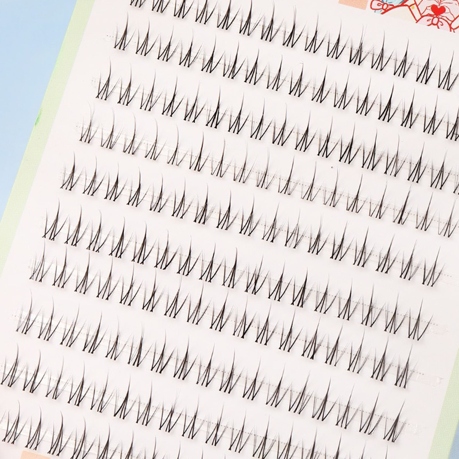 رموش فردية من Wispy رموش صناعي - مراجعة Eyelash Extension Korean وسعره