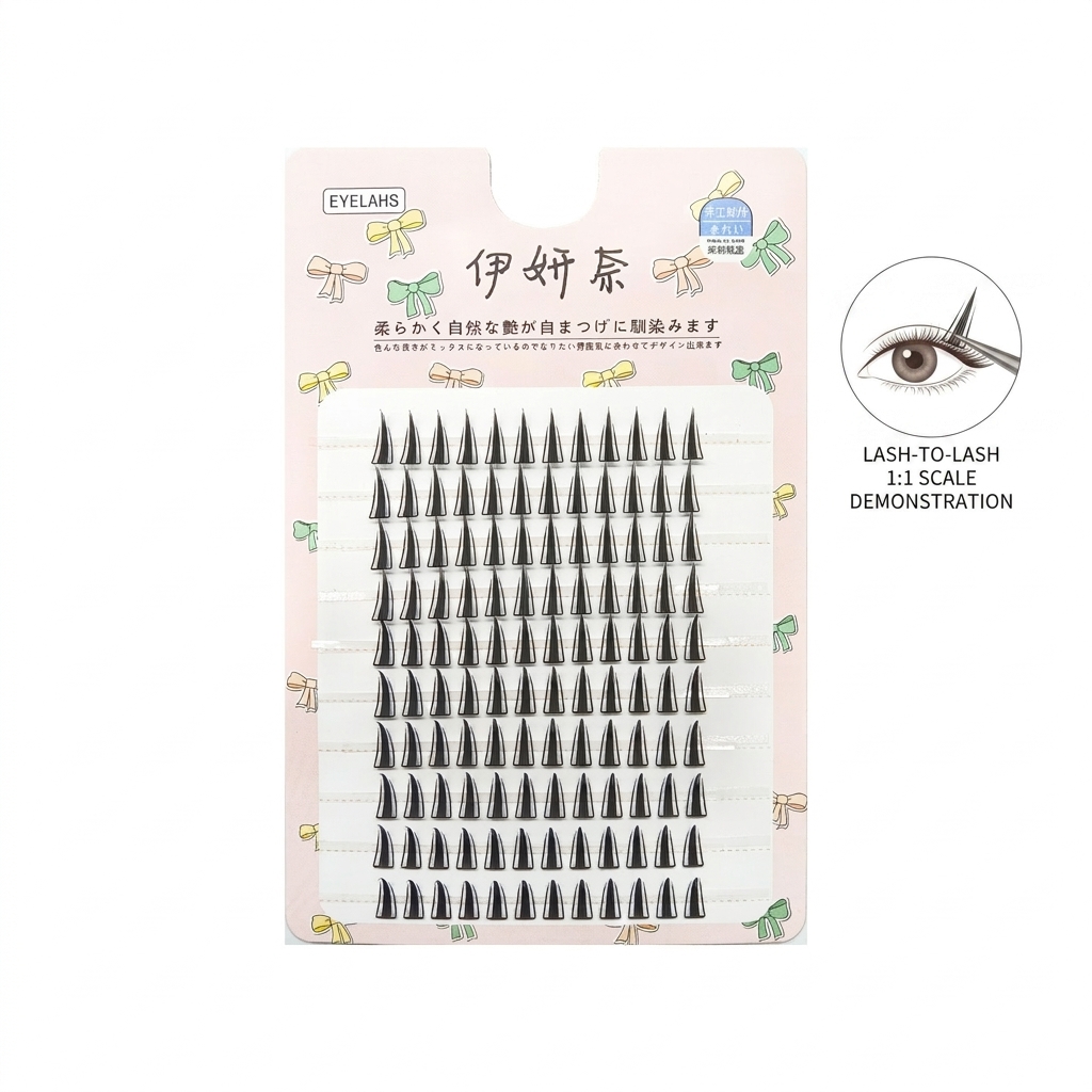 رموش صناعية طبيعية على الطراز  - مراجعة Eyelash Extension Korean وسعره