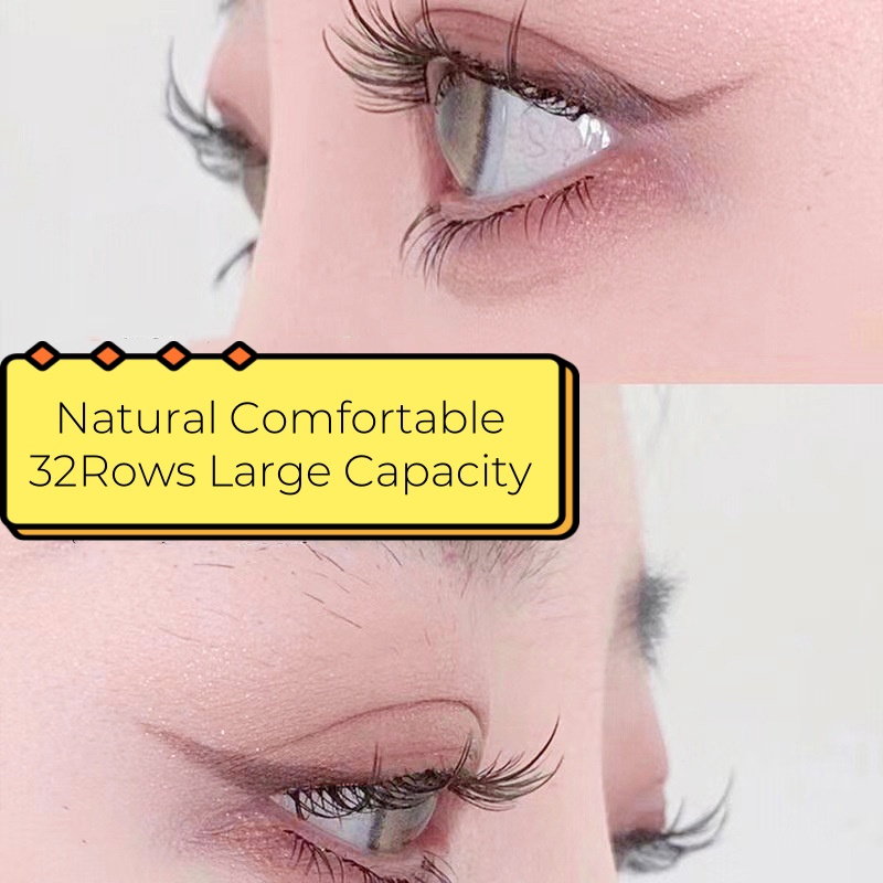 رموش مانغا 32 صفوف، رموش عنقود - مراجعة Eyelash Extension For Men وسعره