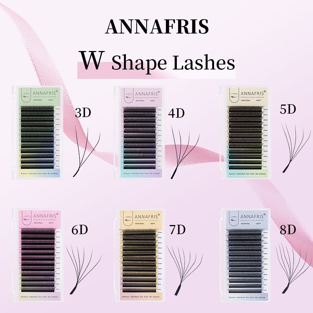 ANNAFRIS مروحة حجم مسبقة الصنع - مراجعة Eyelash Extension Fan وسعره