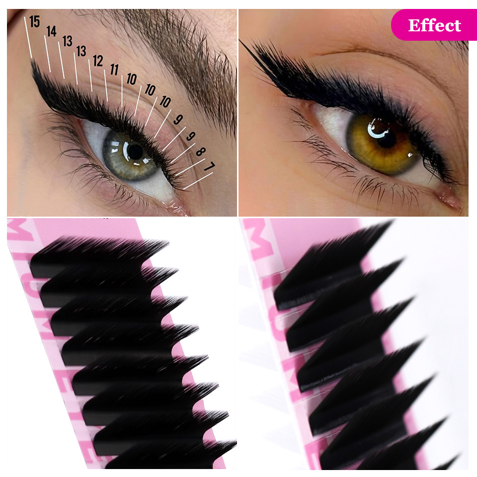 رموش صناعية سوداء ناعمة طبيعية - مراجعة Eyelash Extension Korean وسعره