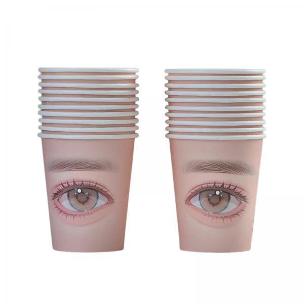 مستلزمات تمديد الرموش، أكواب و - مراجعة Eyelash Extension For No Eyelid وسعره