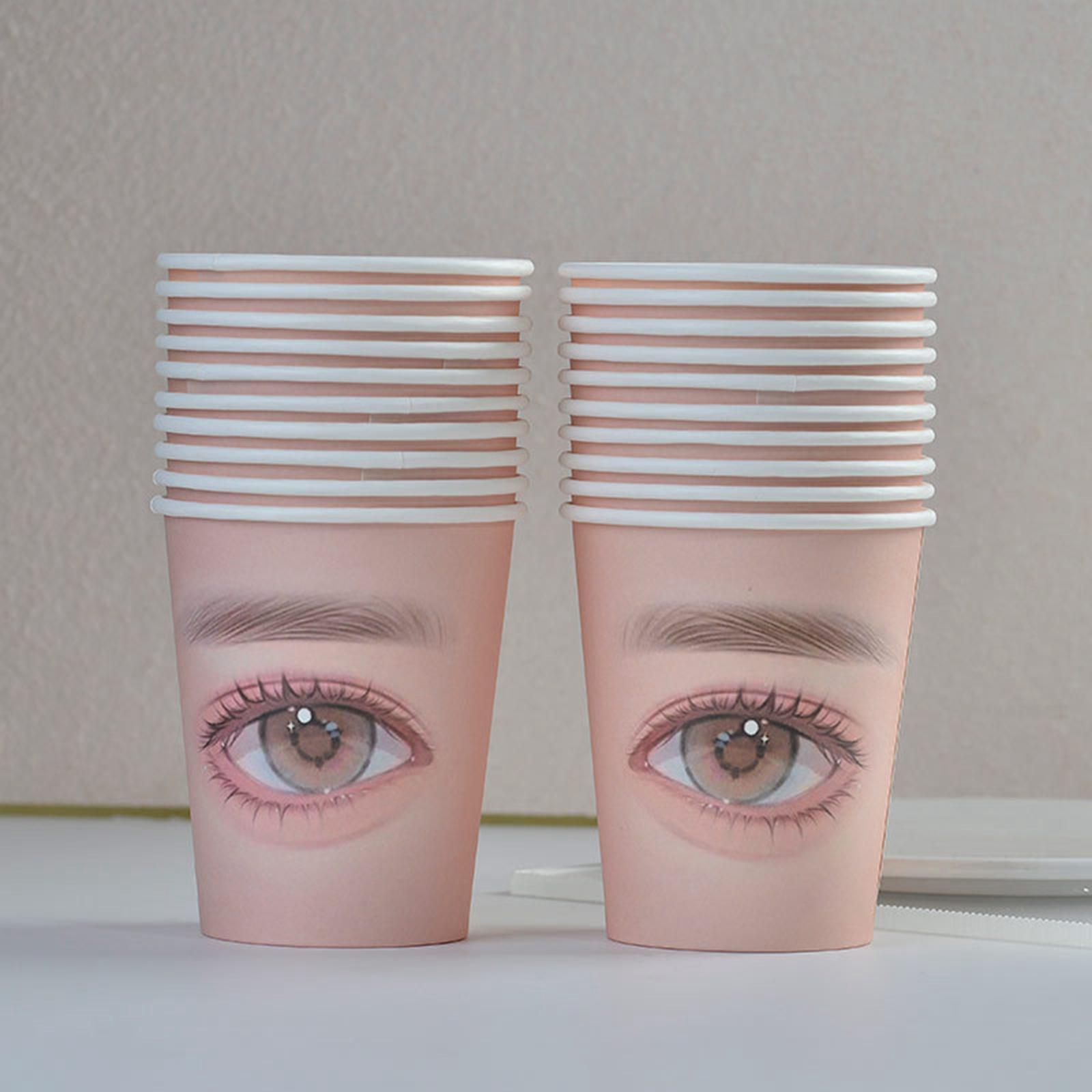 مستلزمات تمديد الرموش، أكواب و - مراجعة Eyelash Extension For No Eyelid وسعره