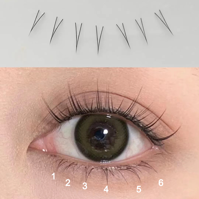 J حليقة على شكل حرف V تحت رمش  - مراجعة Eyelash Extension Korean وسعره