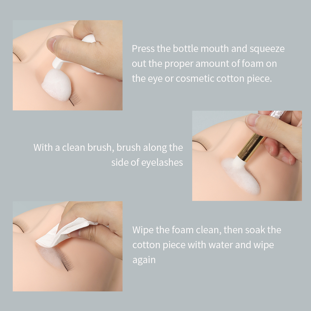 شامبو رموش GLAMLASH 60 مل، رغو - مراجعة Eyelash Extension Wash Kit وسعره