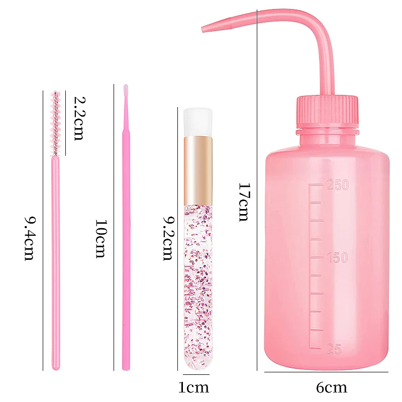153 قطعة/المجموعة رمش تمديد لو - مراجعة Eyelash Extension Wash Kit وسعره