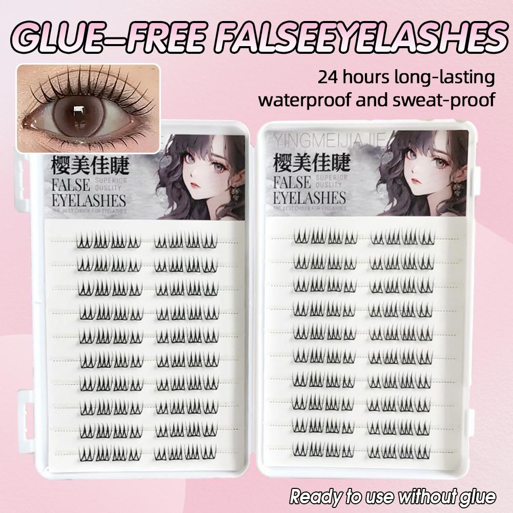 رموش صناعية خالية من الغراء عل - مراجعة Eyelash Extension Korean وسعره