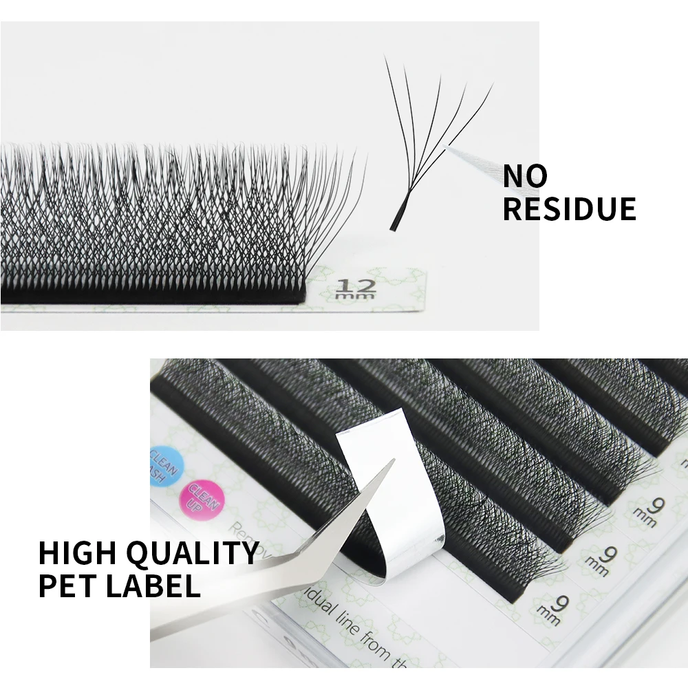 GAHAMACA W-شكل رمش ملحقات ثلاث - مراجعة Eyelash Extension Volume Styles وسعره