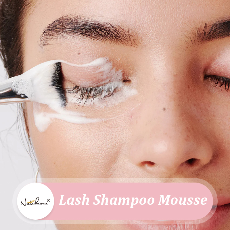 Natuhana 60 مللي رمش تمديد شام - مراجعة Eyelash Extension Wash Kit وسعره