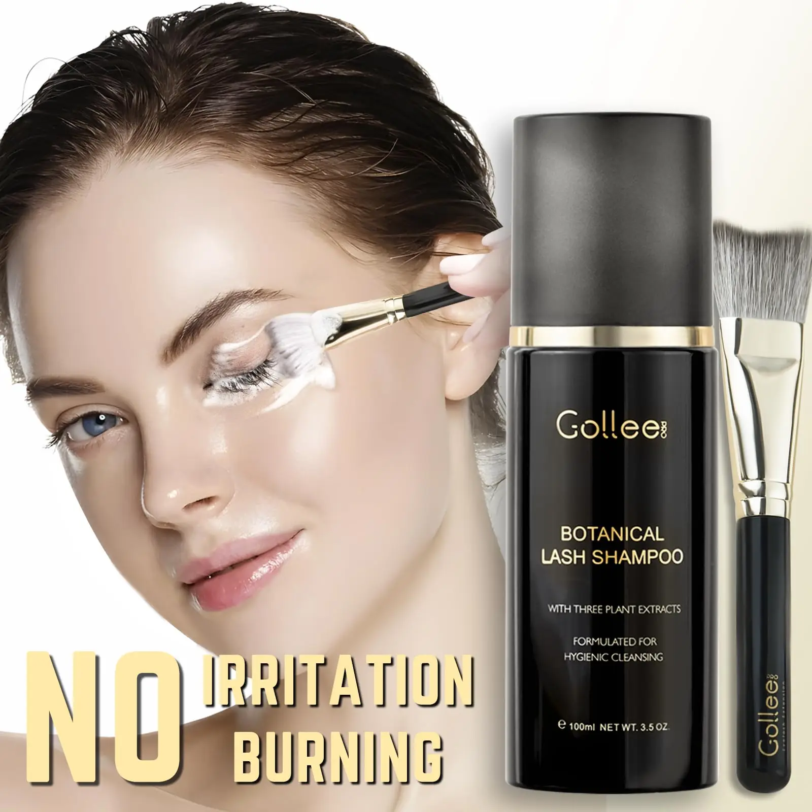 Gollee 100 مللي تنظيف موس قبل  - مراجعة Eyelash Extension Wash Kit وسعره
