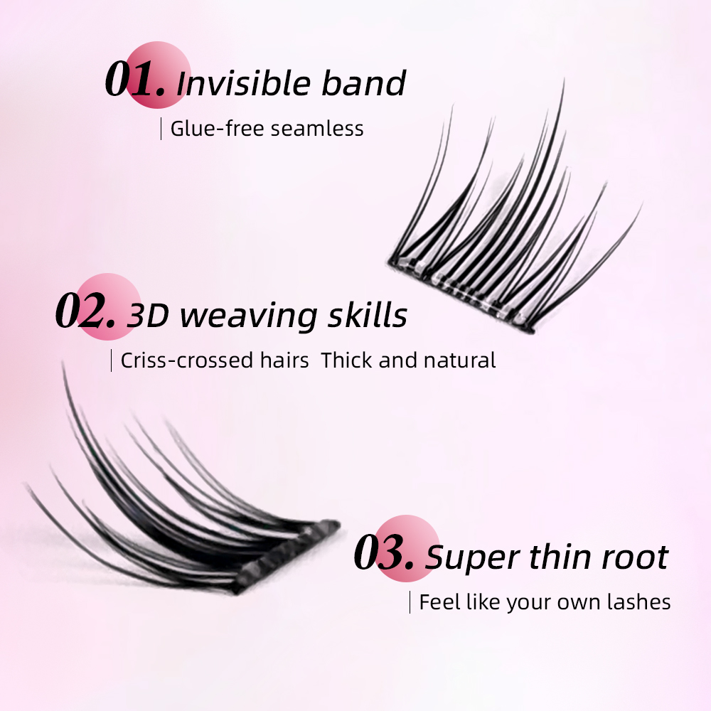 Yelix DIY رموش عنقودية ذاتية ا - مراجعة Eyelash Extension Korean وسعره
