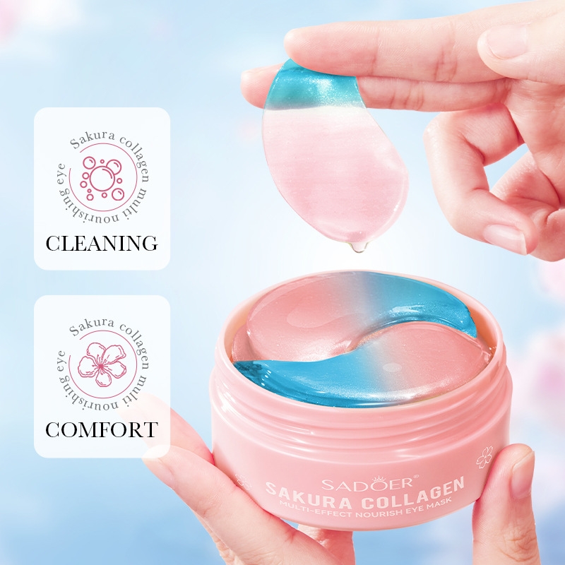 60 قطعة من قناع العين المغذي م - مراجعة Eye Pad Collagen وسعره