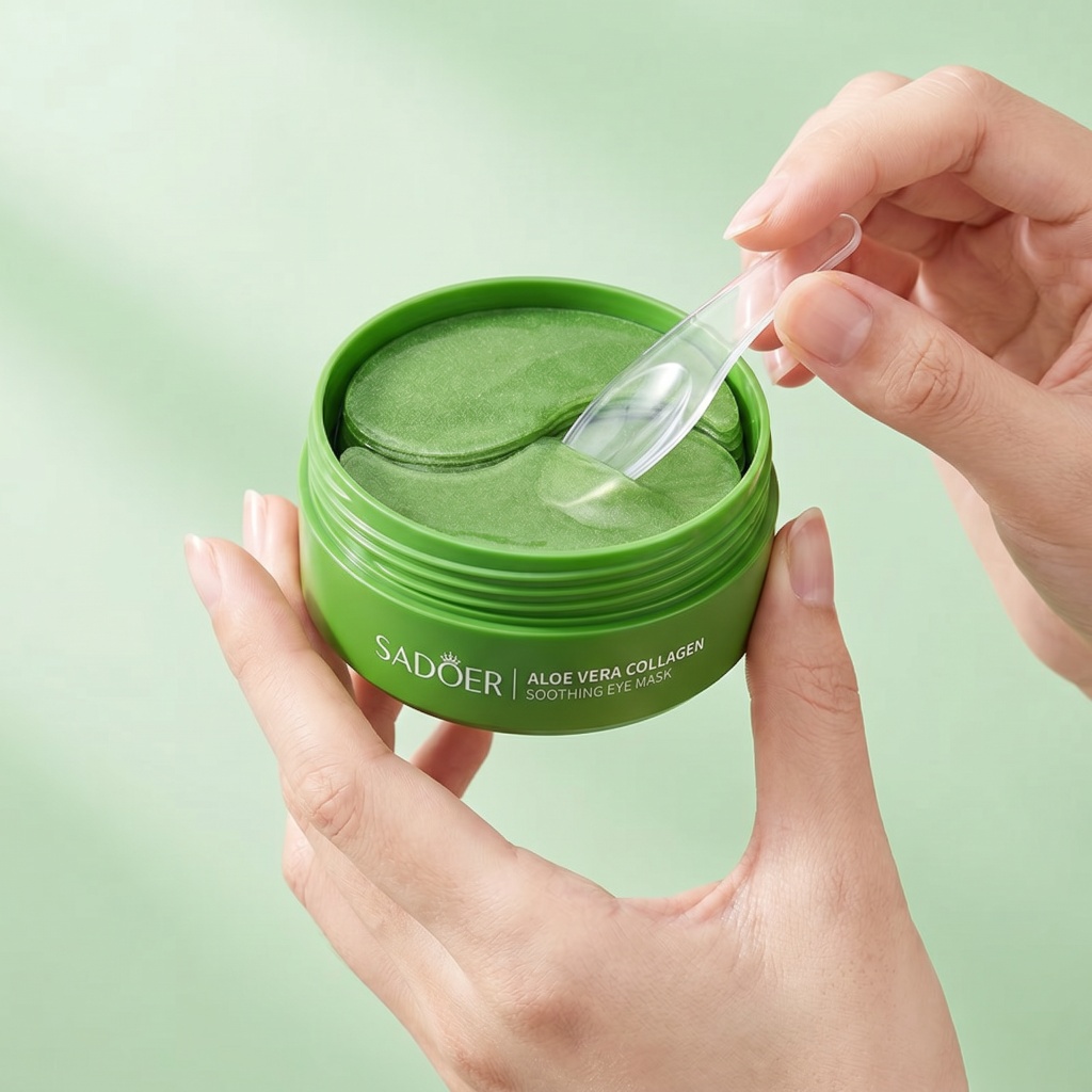 60 قطعة من أقنعة العين بالصبار - مراجعة Eye Pad Collagen وسعره